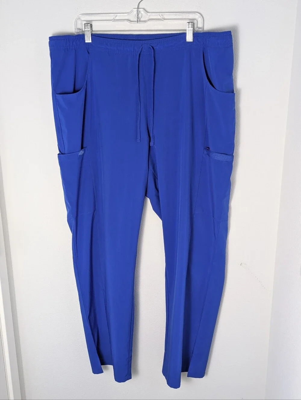 Dickies EDS Essentials Stretch Scrubs Set 2XL Unisex Blue Top & Pants Medical - Picture 12 of 14